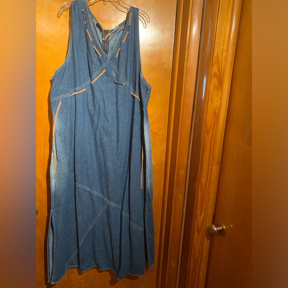 Plus size Blue Sunshine Apparel denim dress. Size 3x. Gently worn. $25